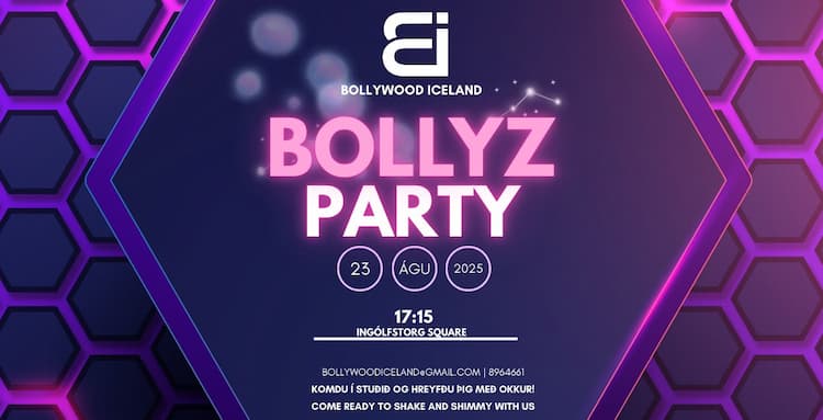 BollyZ á Menningarnótt í Ingólfstorg I Dans með Bollywood Iceland