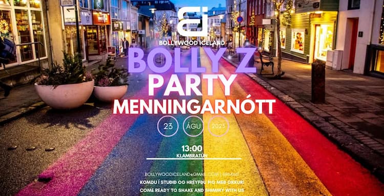 BollyZ á Menningarnótt í Klambratún I Dans með Bollywood Iceland