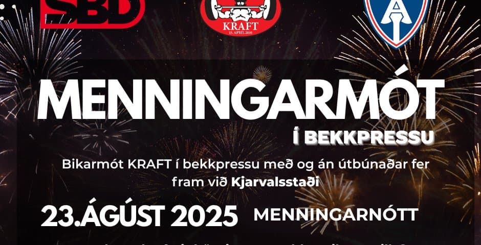 Menningarmótið í bekkpressu